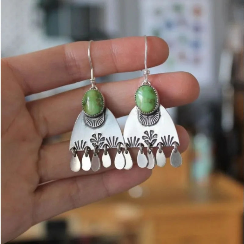 Vintage Handmade Silver Earring