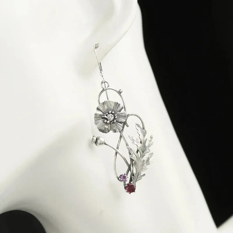 Romantic Silver Earring for Special Moments