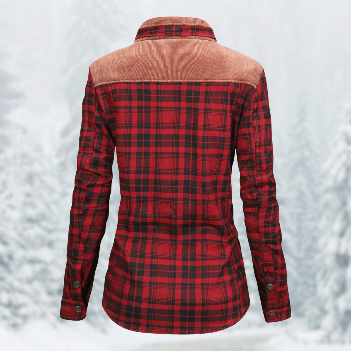 JO | Flannel hiking jacket for women