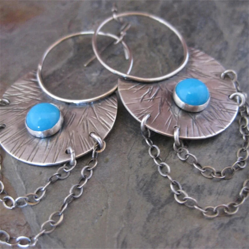 Vintage Handmade Silver Earring