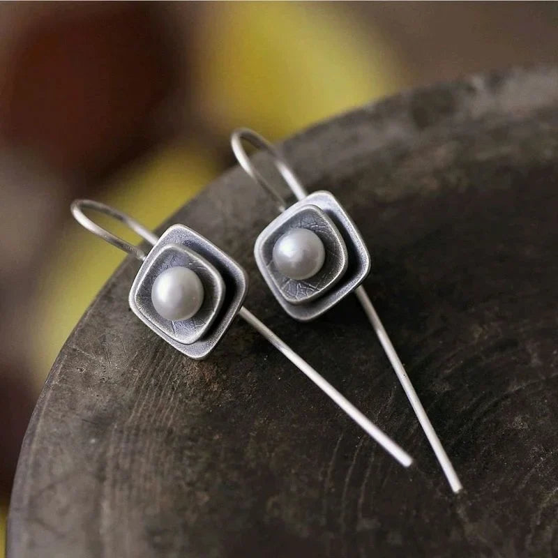 Classic Silver Earring with Timeless Appeal