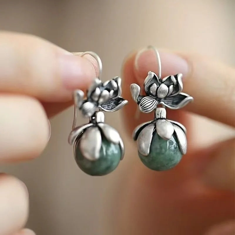 Vintage Handmade Silver Earring