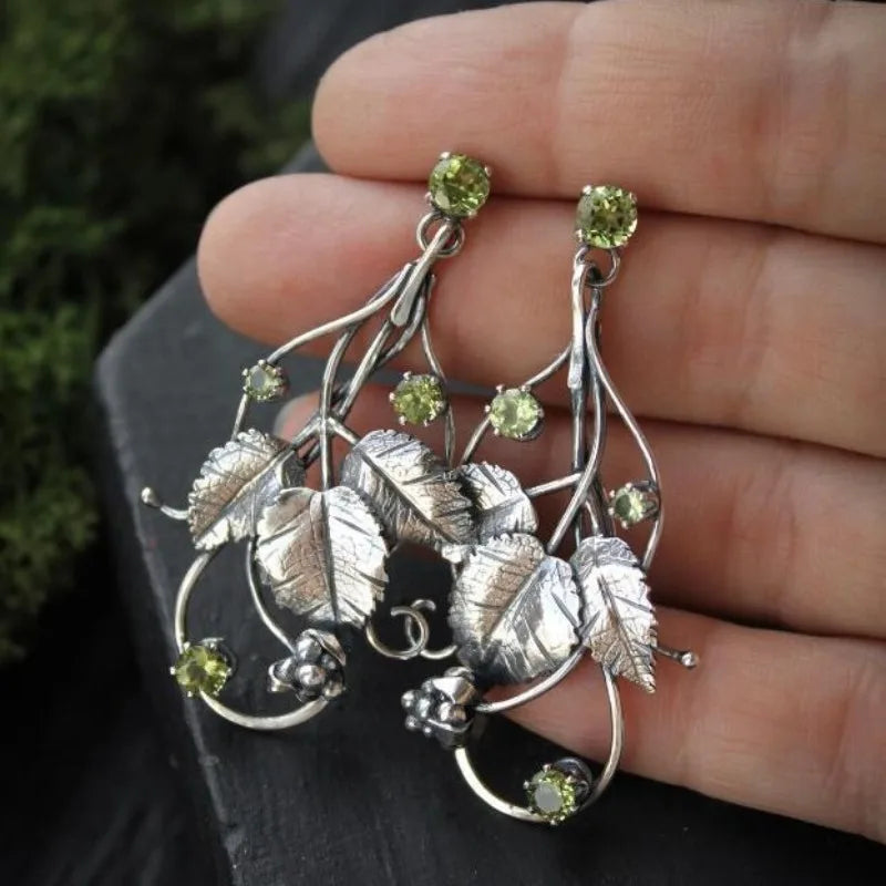 Delicate Artisan Silver Earring