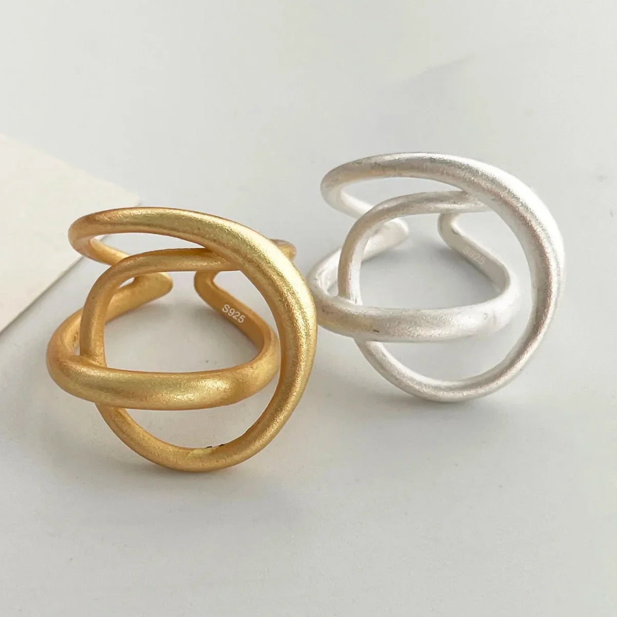 Delicate Artisan Gold Ring