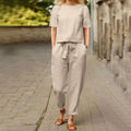 KS | Elegant, colorful 2-piece summer set