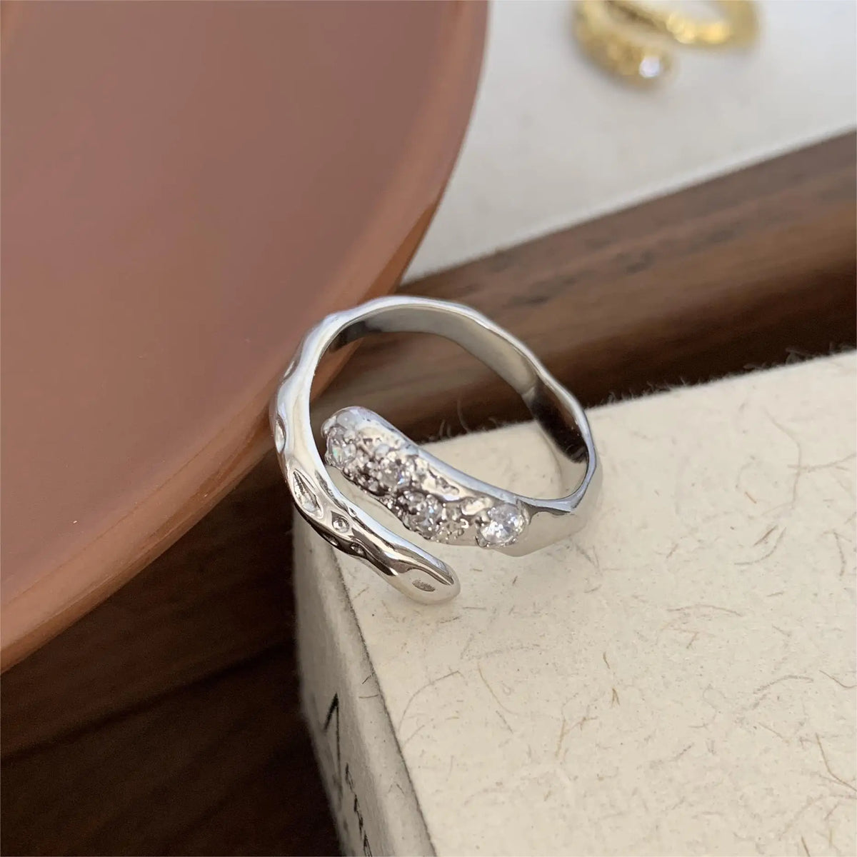 Delicate Artisan Silver Ring