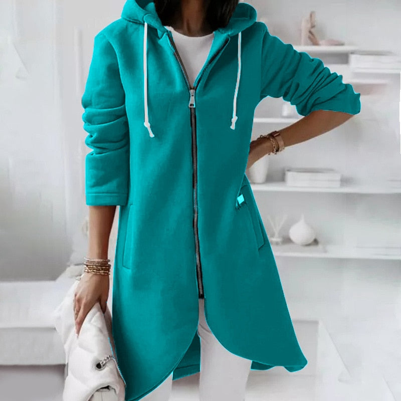 JO | Mid-length jacket with hood
