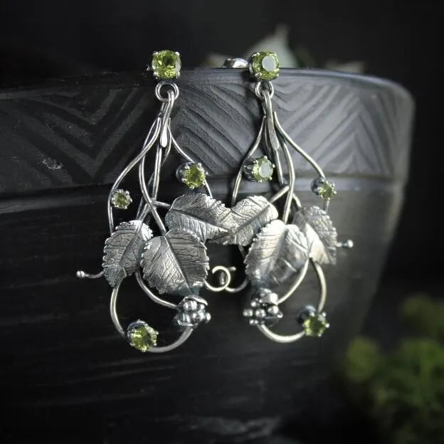 Delicate Artisan Silver Earring