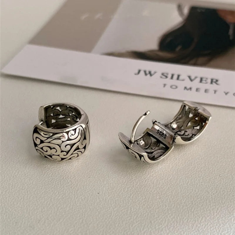 Classic Silver Earring with Timeless Appeal