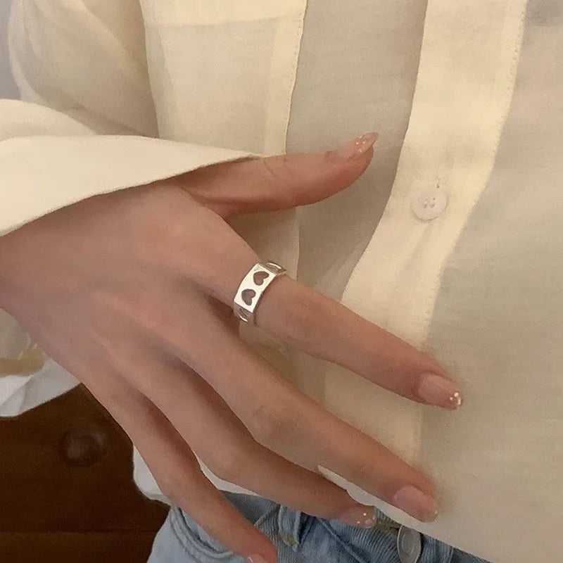 Beautiful Silver Ring with Unique Style