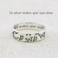 Delicate Artisan Silver Ring