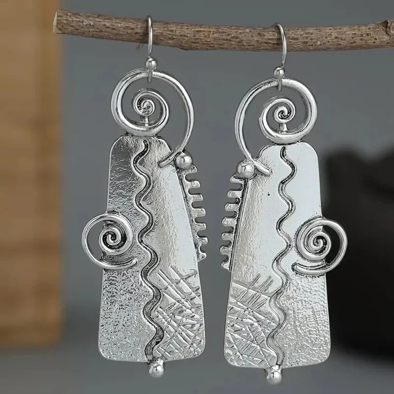 Beautiful Silver Earring with Unique Style