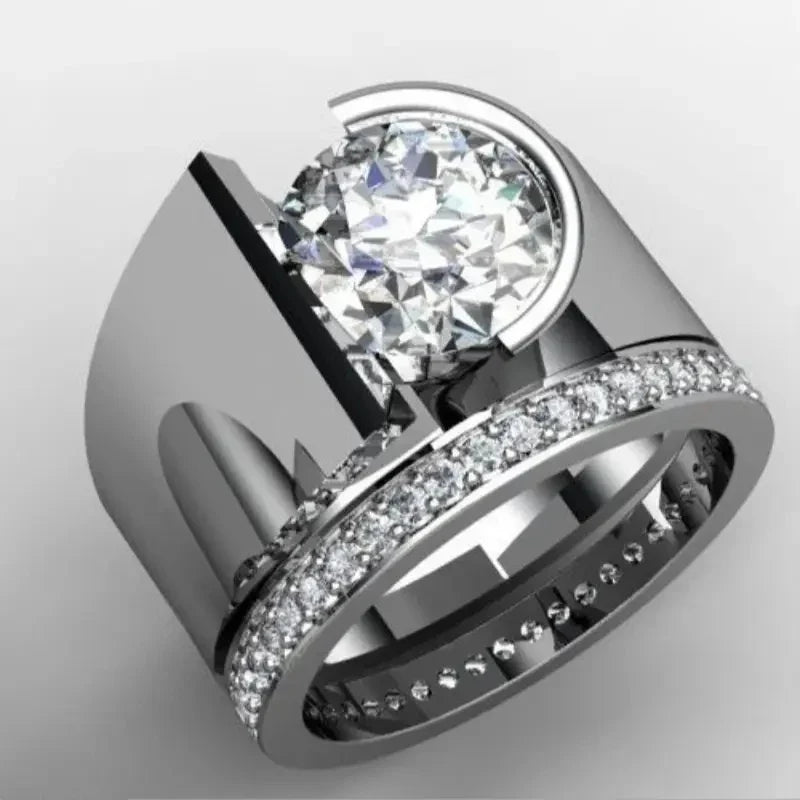 Classic Silver Ring with Timeless Appeal