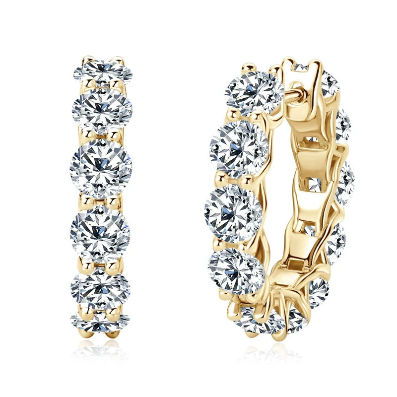 Spark Gold Earrings