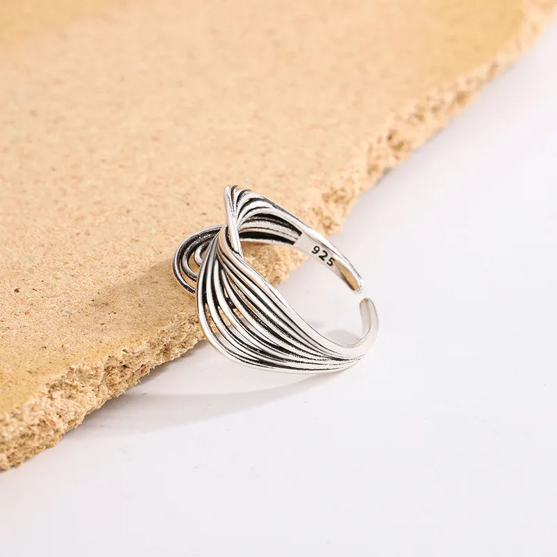 Delicate Artisan Silver Ring