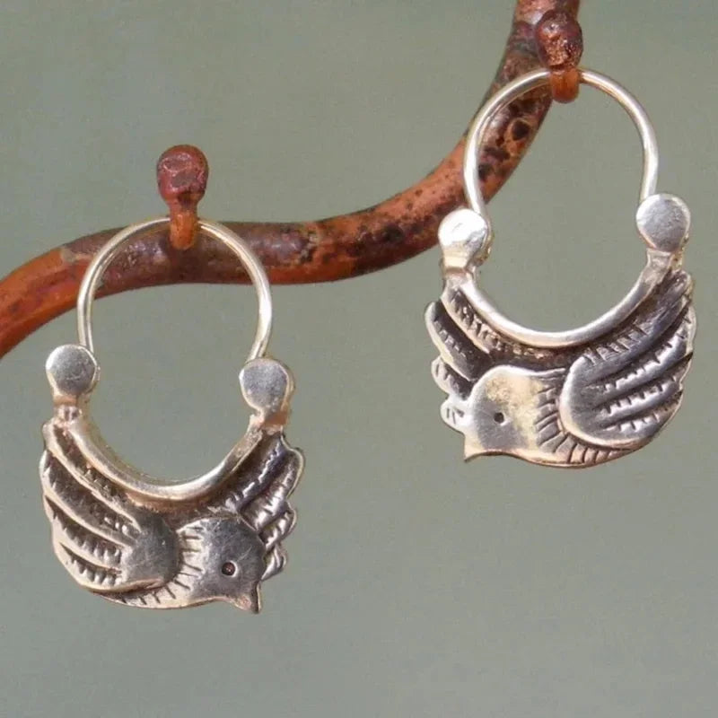Delicate Artisan Silver Earring