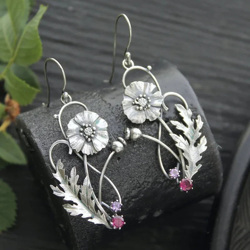 Romantic Silver Earring for Special Moments
