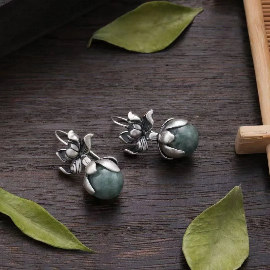 Vintage Handmade Silver Earring