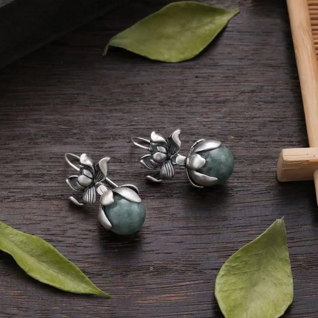 Vintage Handmade Silver Earring