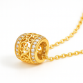 Scrollwork Bead Necklace