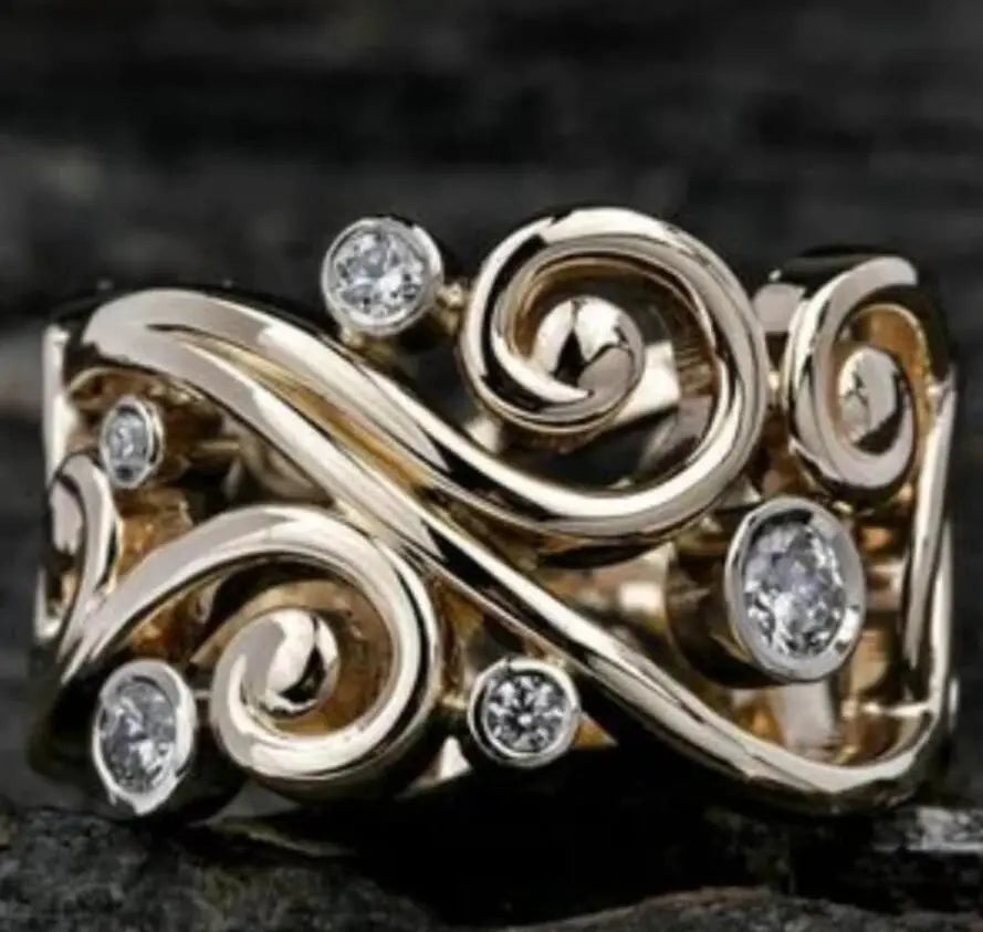 Vintage Handmade Gold Ring