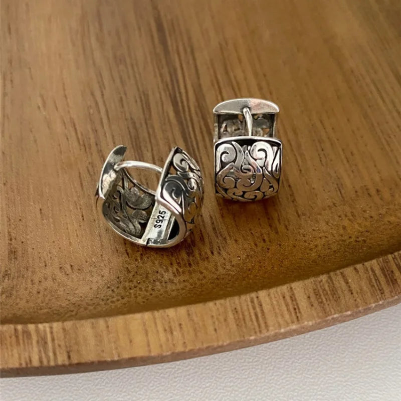Classic Silver Earring with Timeless Appeal