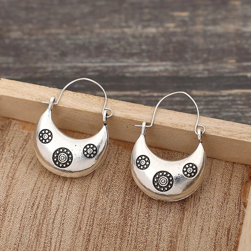 Vintage Handmade Silver Earring