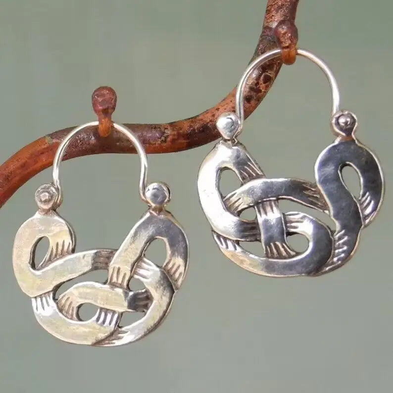 Beautiful Silver Earring with Unique Style