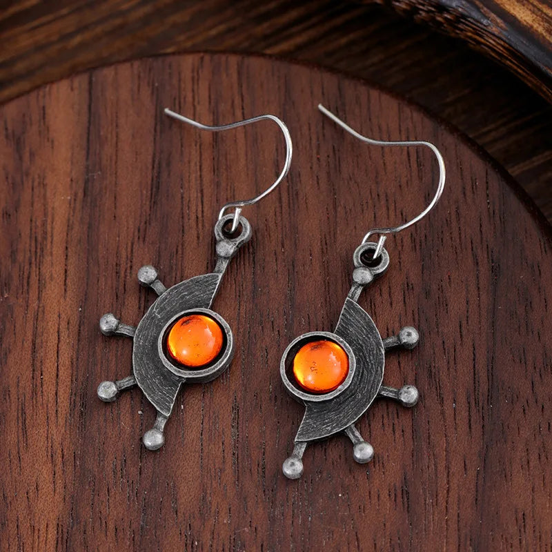 Vintage Handmade Silver Earring