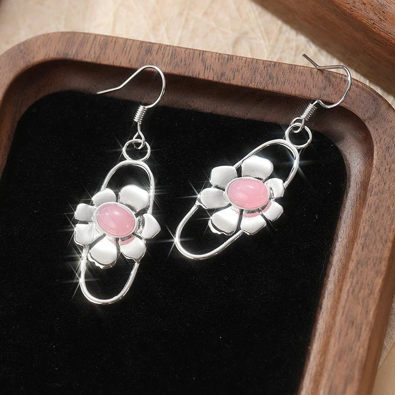 Romantic Silver Earring for Special Moments