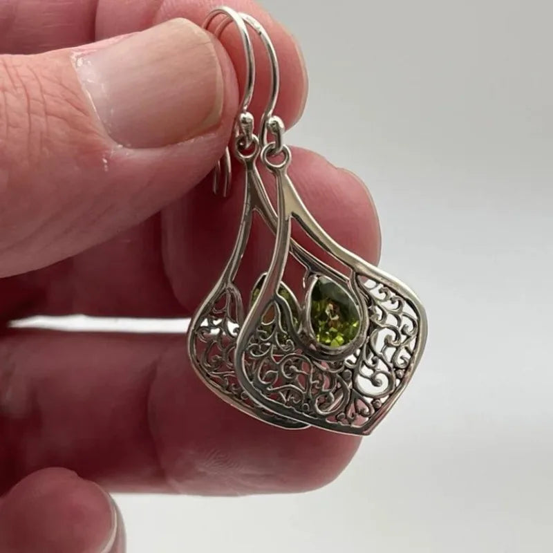 Vintage Handmade Silver Earring