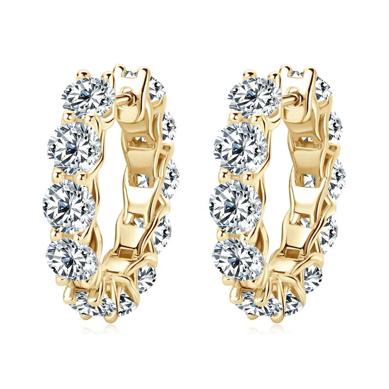 Delicate Artisan Gold Earring