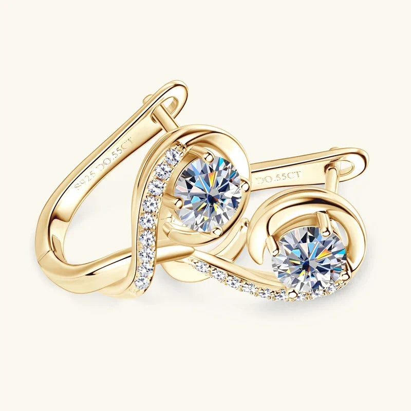 Beautiful Gold Earring with Unique Style