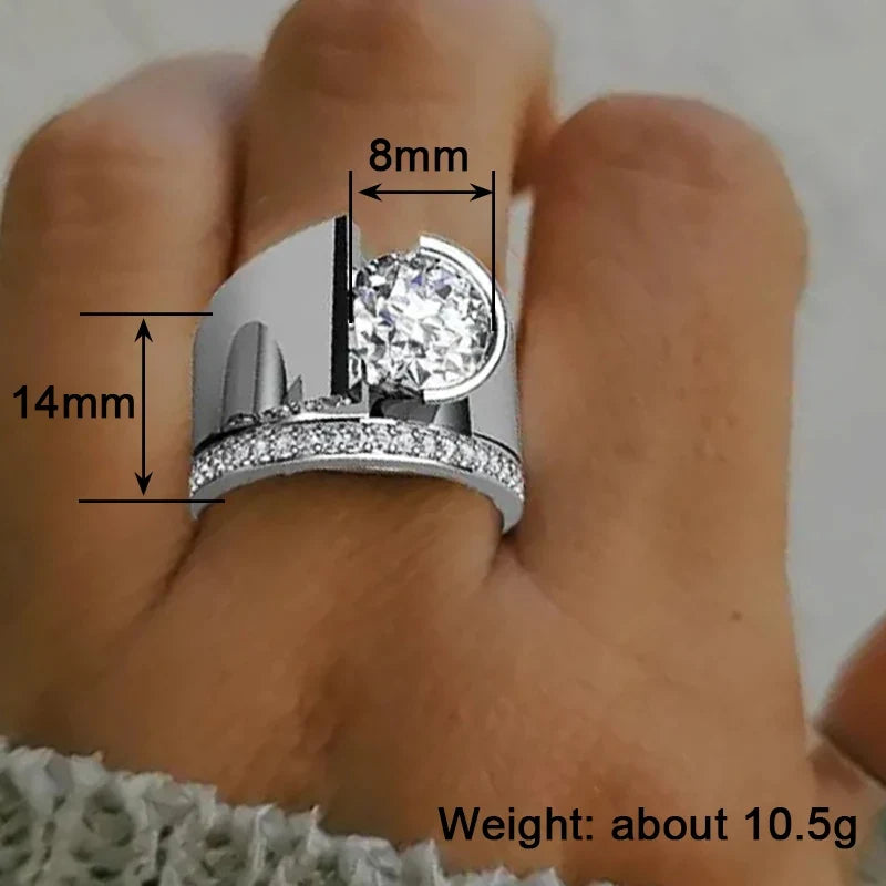 Classic Silver Ring with Timeless Appeal