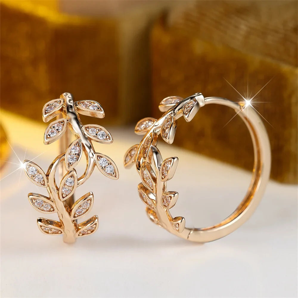 Vintage Handmade Gold Earring