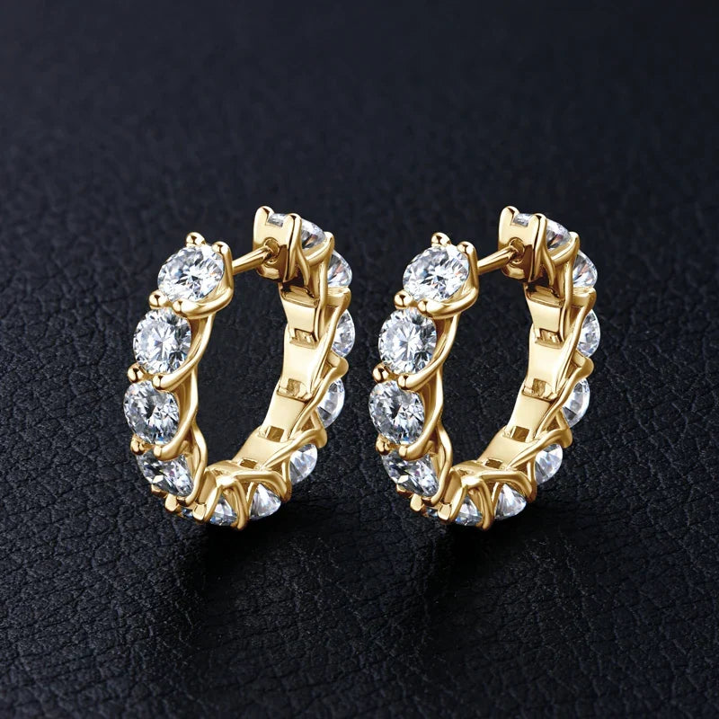 Delicate Artisan Gold Earring