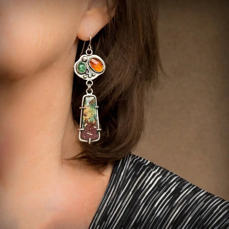 Beautiful Silver Earring with Unique Style