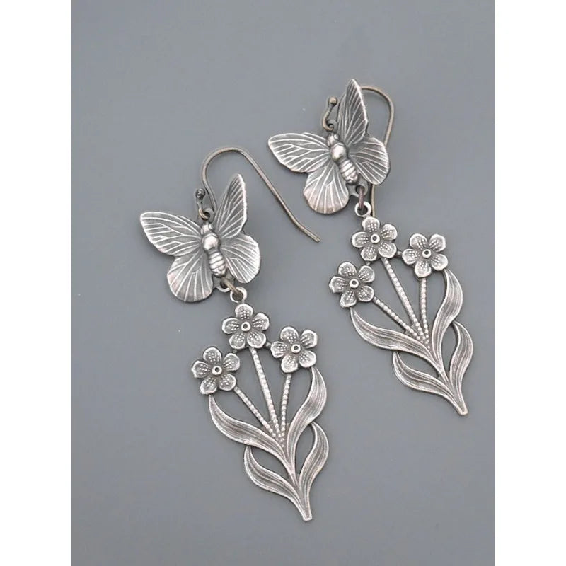 Delicate Artisan Silver Earring