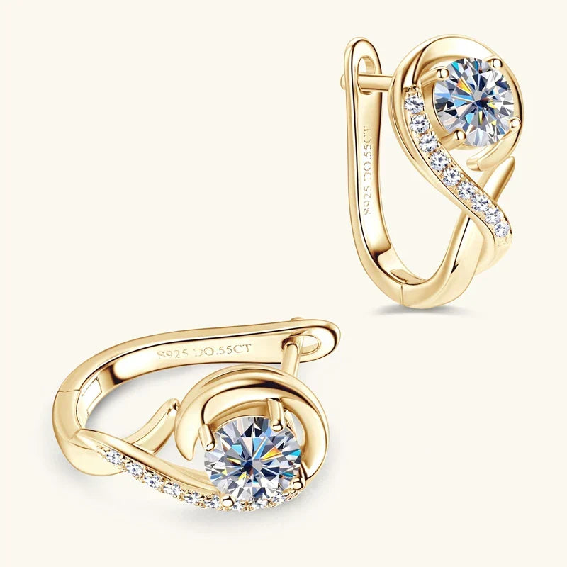 Beautiful Gold Earring with Unique Style