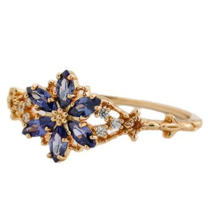 Delicate Artisan Gold Ring