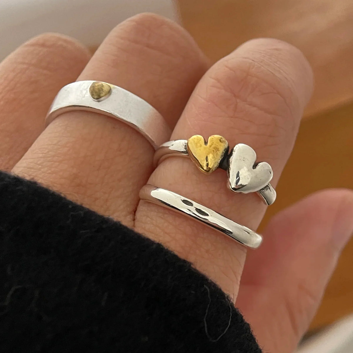 Delicate Artisan Silver Ring