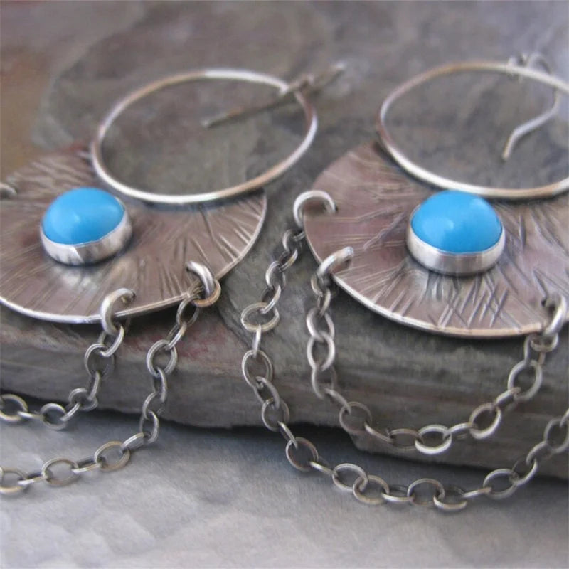 Vintage Handmade Silver Earring