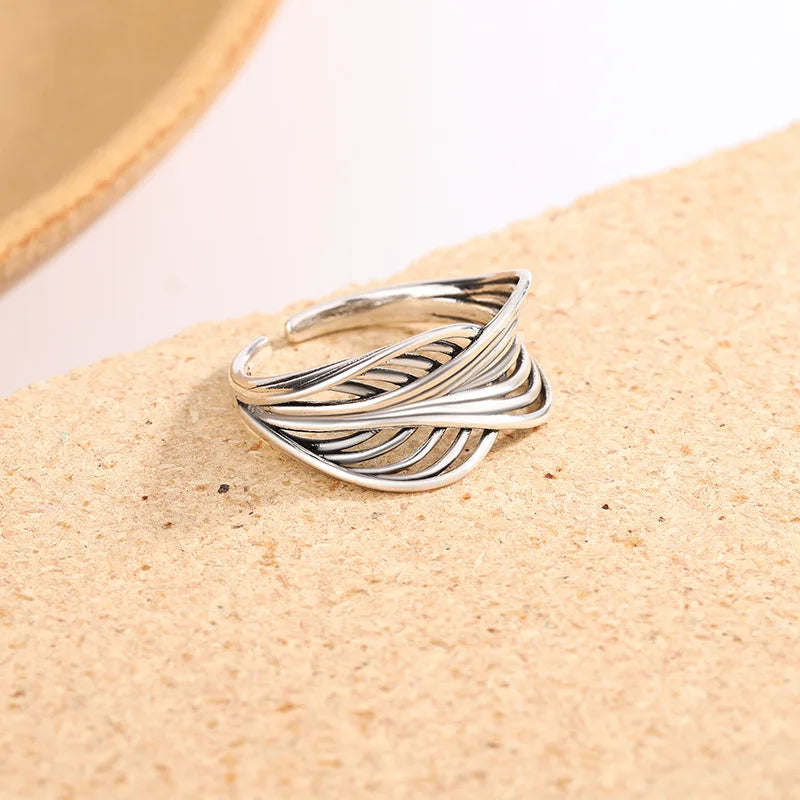 Delicate Artisan Silver Ring