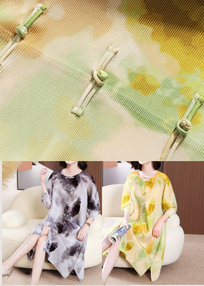 Black Oversized Tie Dye Shirt Dresses Summer