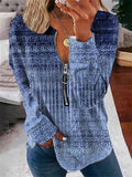 JO | Sweater with floral pattern in vintage look