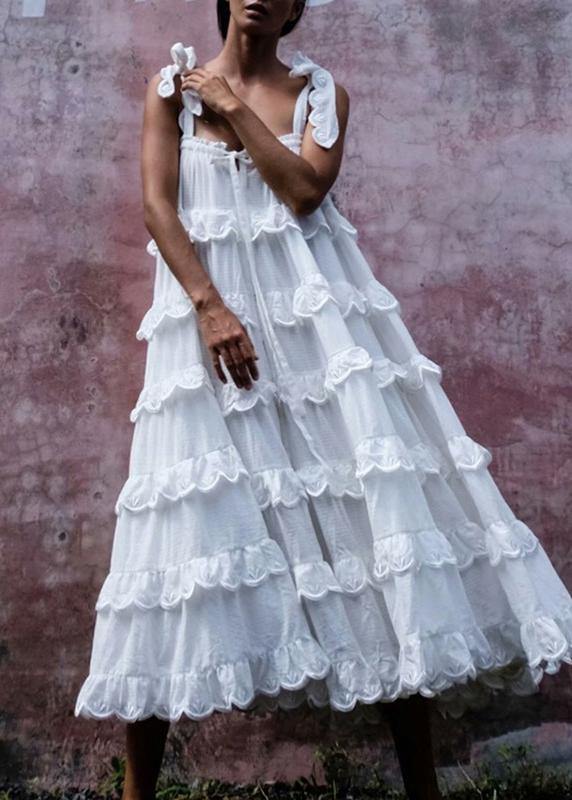 Patchwork Ruffles Yellow for Off Shoulder Sleeveless Oversized Dresses