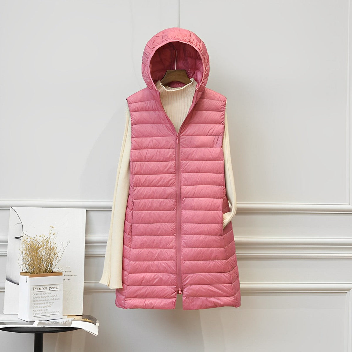 JO | Sleeveless long jacket