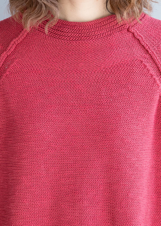 Beige Button Woolen Knit Sweaters Spring
