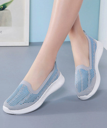 Pink Flat Feet Shoes Comfortable Breathable Mesh