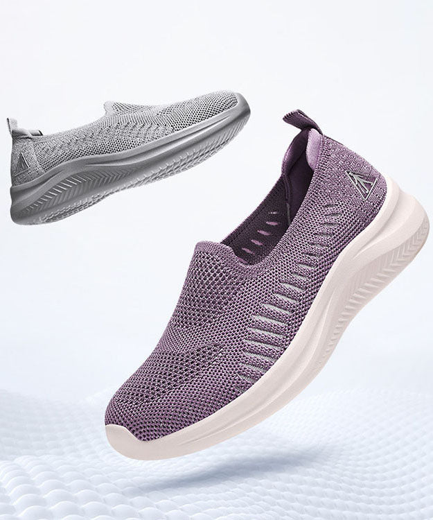 Soft Comfy Flat Shoes Yellow Breathable Mesh